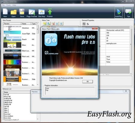 Flash Menu Labs Professional Edition v2.05