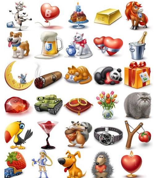 Gift Icons by KSV (VKontakte)